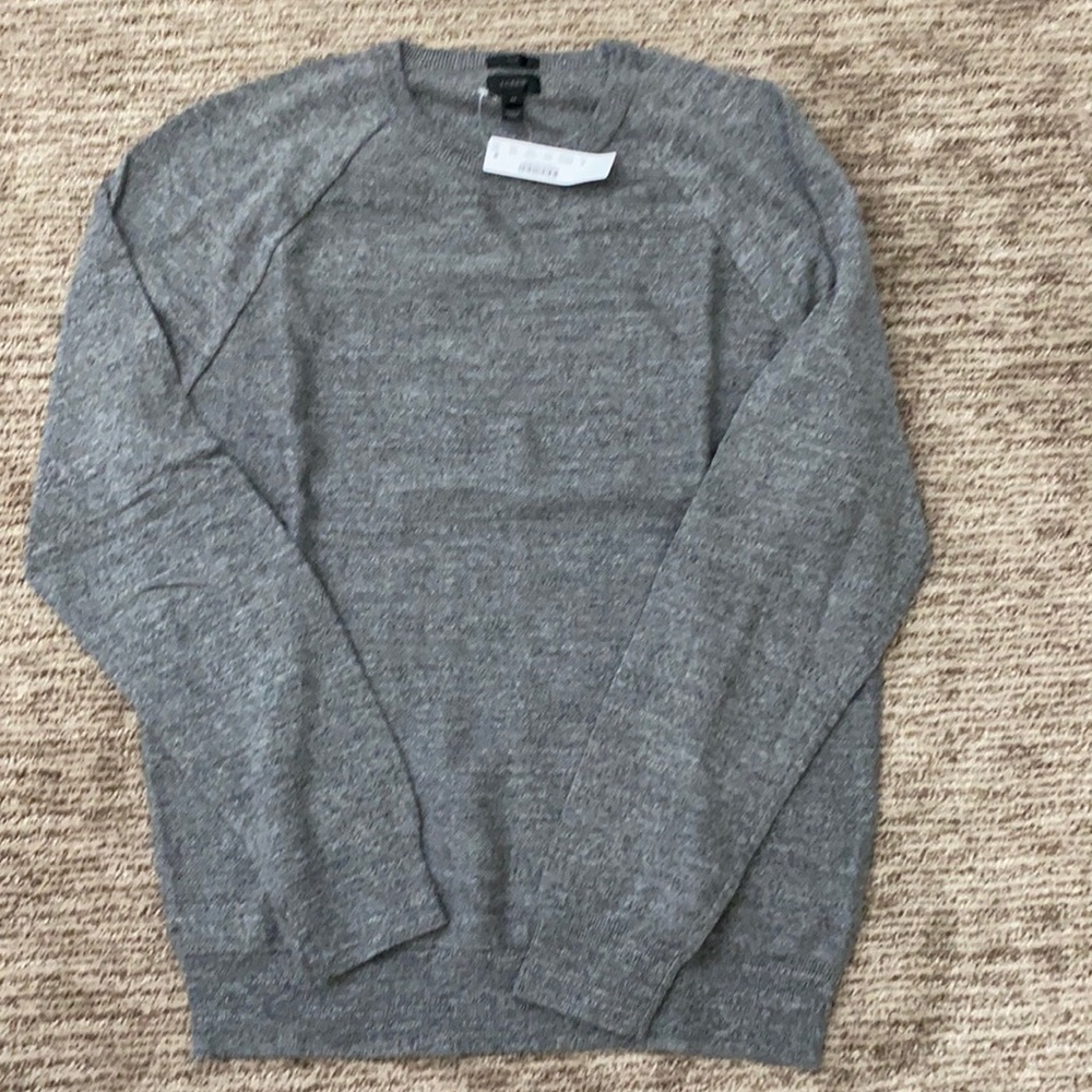 Neve worn Jcrew sweater, with tags